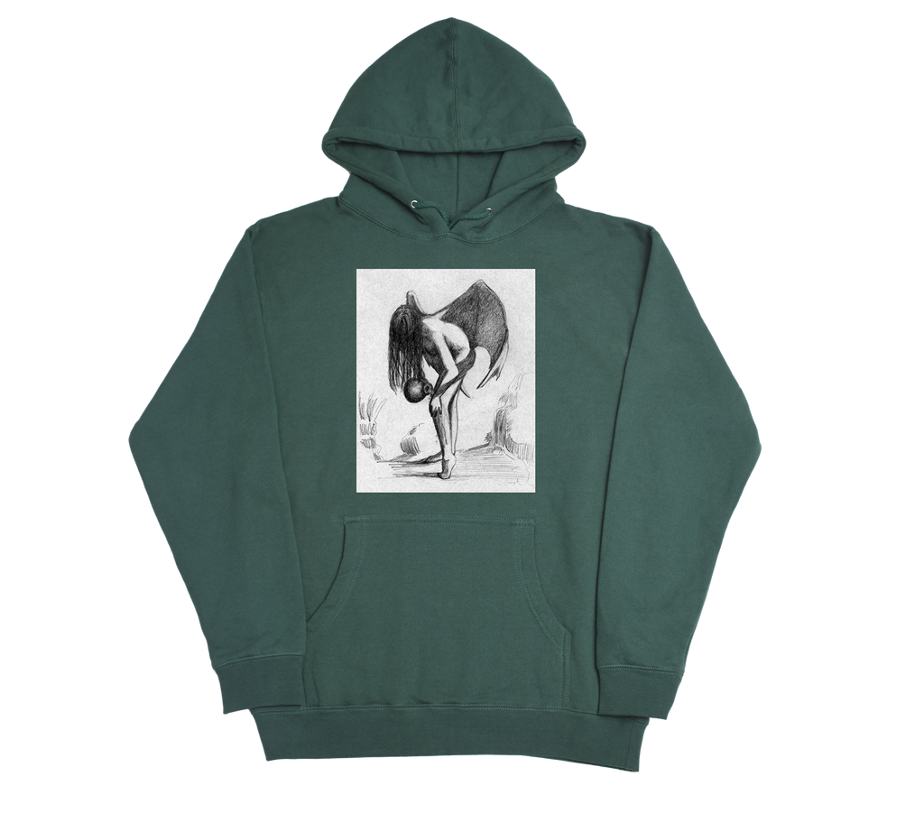 SUCCUBUS HOODIE - FOREST GREEN